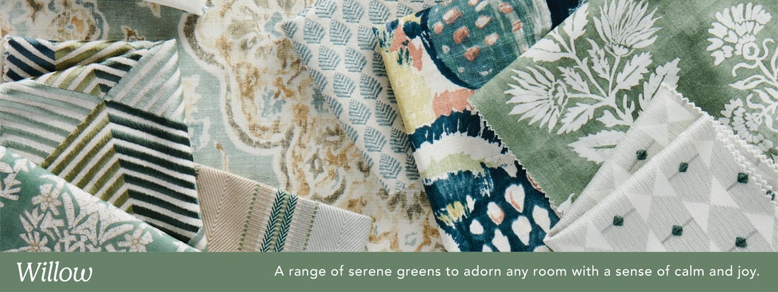 Willow - a range of serene greens to adorn any room with a sense of calm and joy.